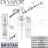 Bristan Renaissance Bidet Mixer Pop-Up Waste Spares
